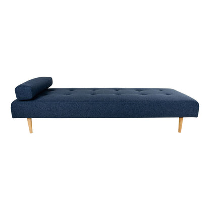 Capri Daybed - Daybed in Dark Blue With Nature Wooden Ben, HN1003 - 1 - PCS