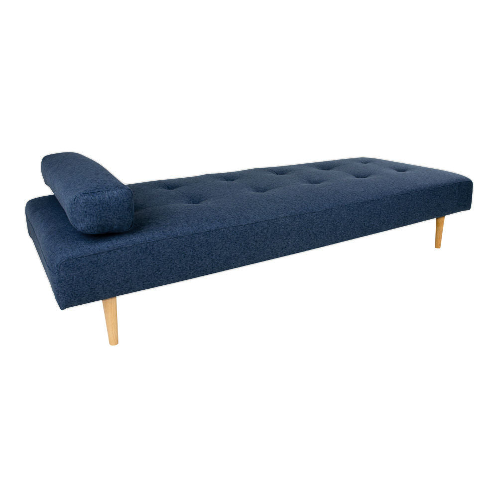 Capri Daybed - Daybed in Dark Blue With Nature Wooden Ben, HN1003 - 1 - PCS
