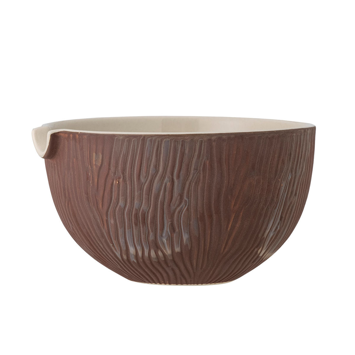 Bloomingville Toula Bowl, Brown, steingods