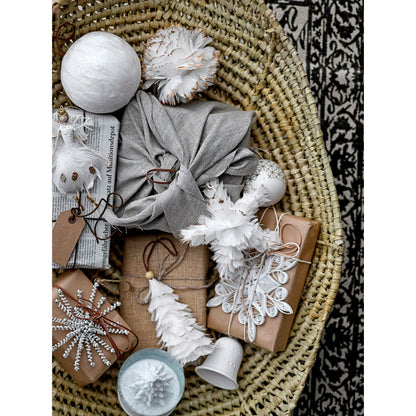 Bloomingville teppe, svart, bomull