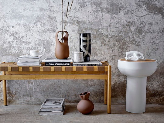 Bloomingville Vefa Vase, Sort, Terrakotta - Bloomingville - DesignGaragen.dk
