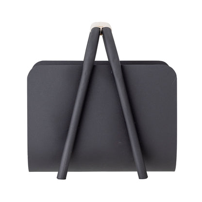 Bloomingville Eton magasinholder, svart, metall