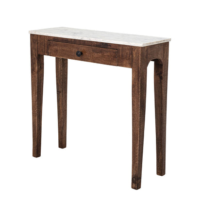 Creative Collection Hauge Side Table, Brown, Marble