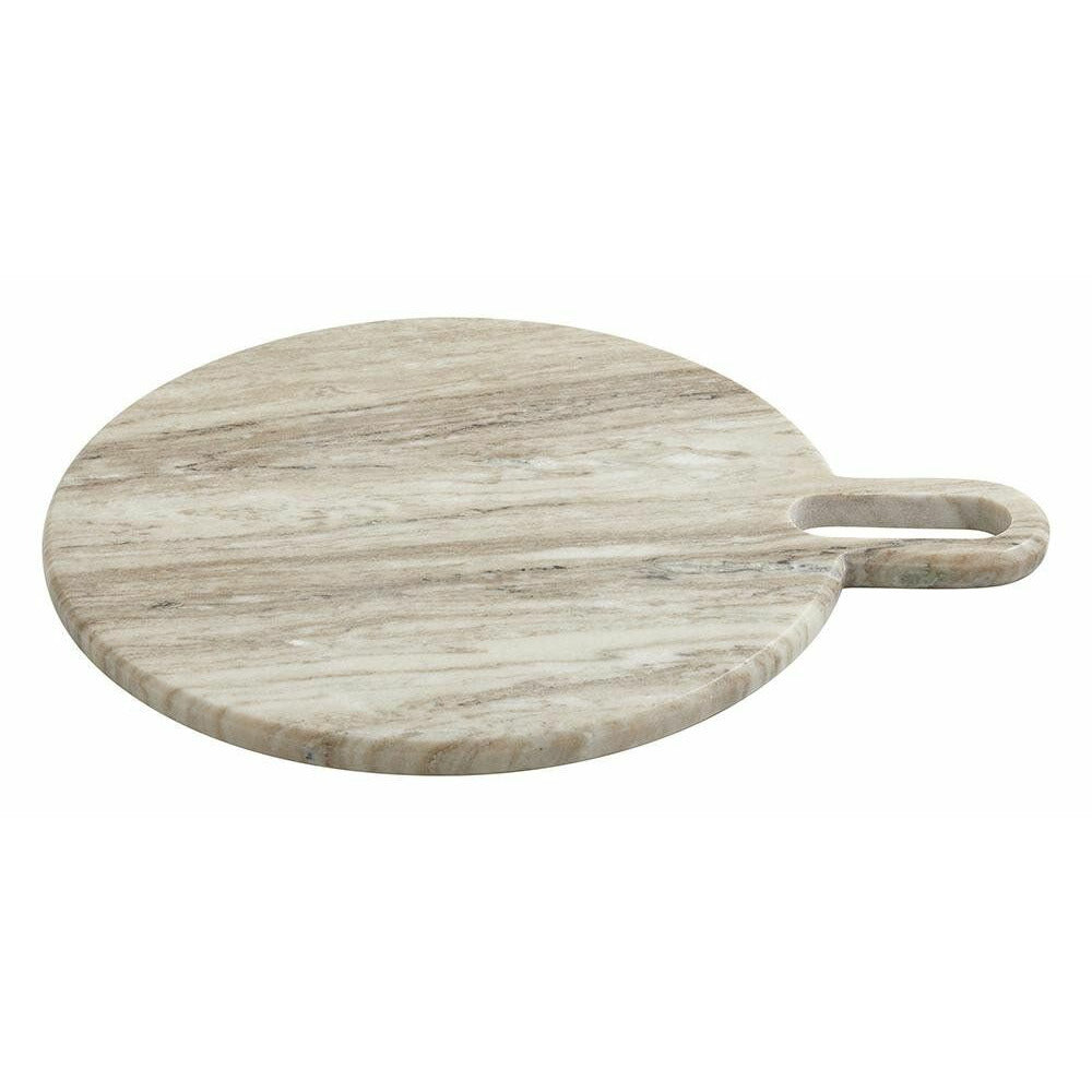 Nordal Pasilla Cutting Board, Round, Brown