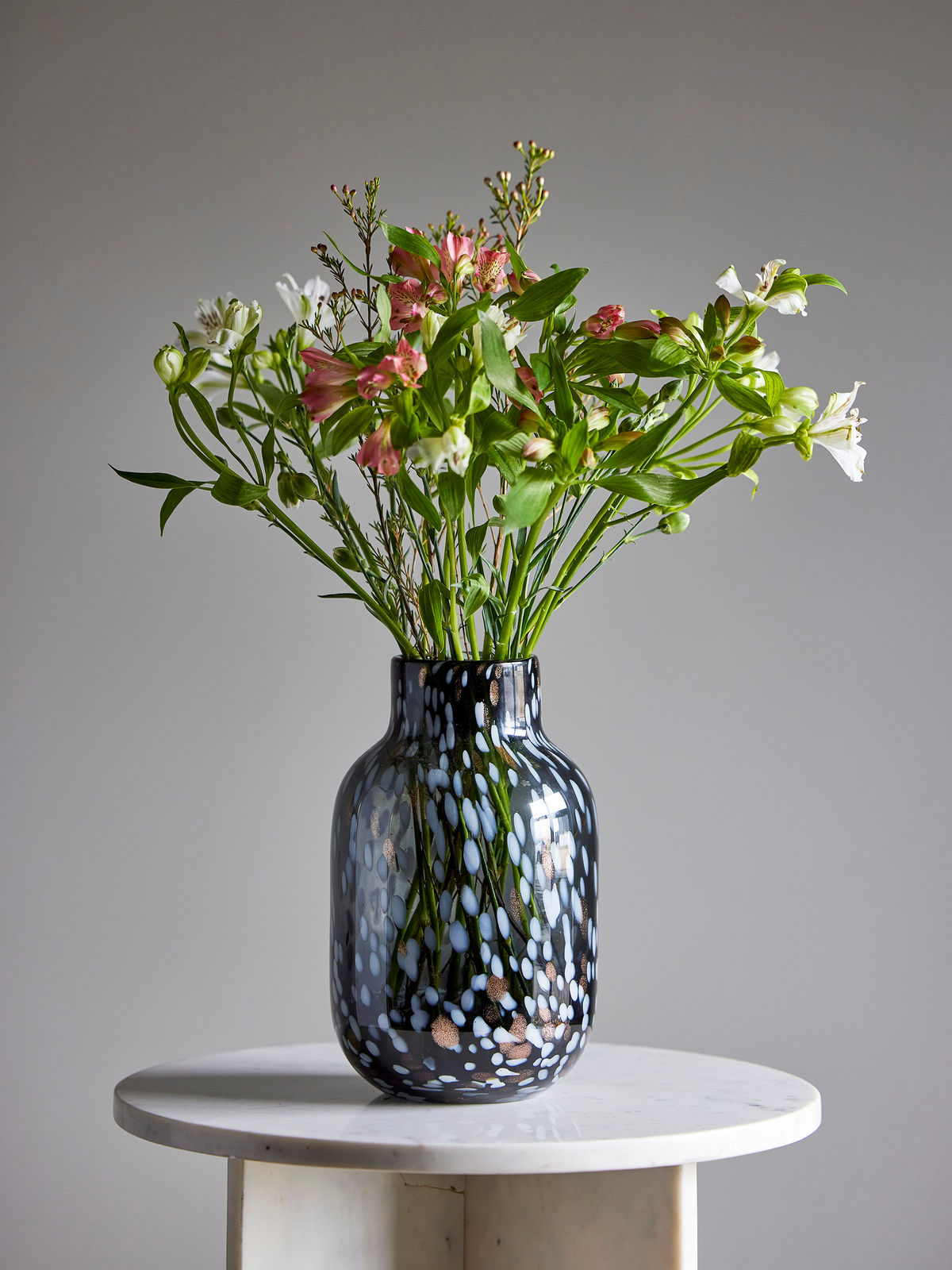 Bloomingville Gwan Vase, grå, glass