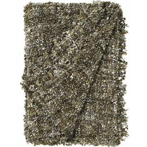 Koselig levende Ronja Boucle Throw - Army*