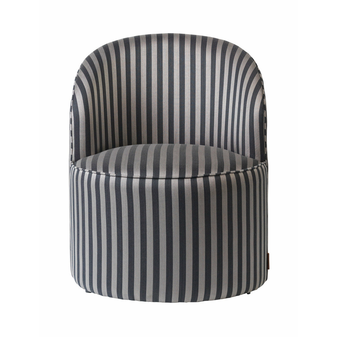 Koselig levende Effie -stol - stripete grått