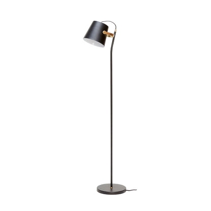 Hübsch arkitekt gulvlampe svart/messingfarge