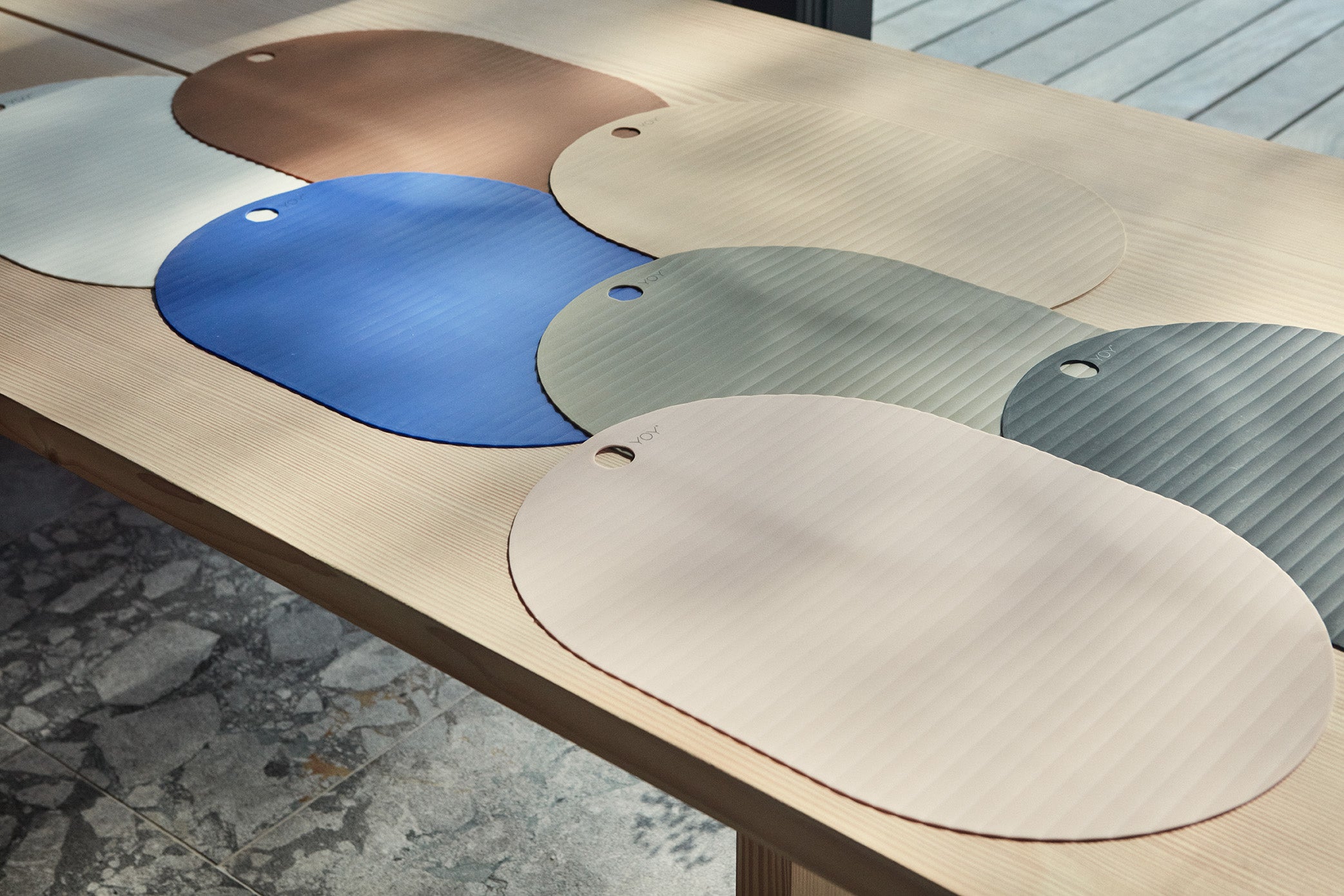 Oyoy Living Ribbo Table Service - Pack of 2 - Caramel