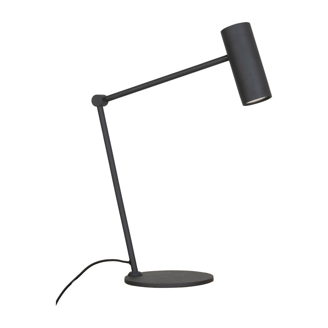 Paris Desk Lamp - Lampe i svart med stoffkoblingspære: GU10/5W LED IP20 - 1 - PCS