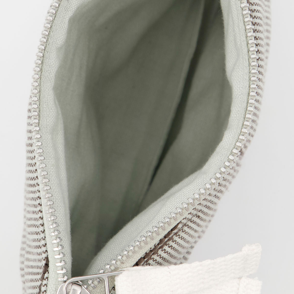 Makeup Purse, Mkmentha, Light Grey/Army Green