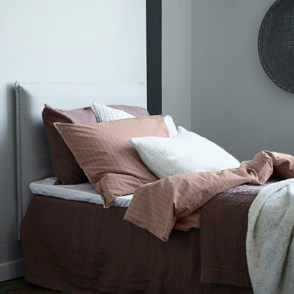 Av Nord-Bed Set, Dagny, Straw W. Bark-L: 200 cm, W: 140 cm, W: 63 cm, H: 60 cm