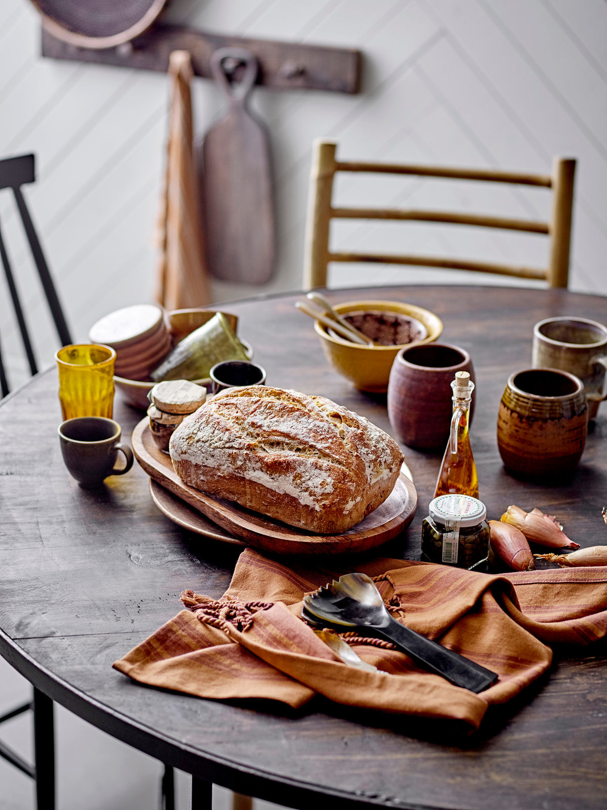 Creative Collection Saben serveringsfat, brun, mango