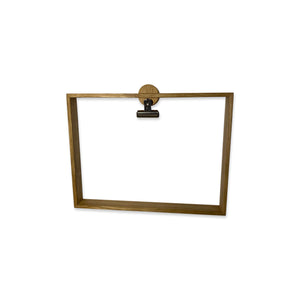 Langbo A4 Frame - Natural Oiled Oak / Brass - Langbo - DesignGaragen.dk