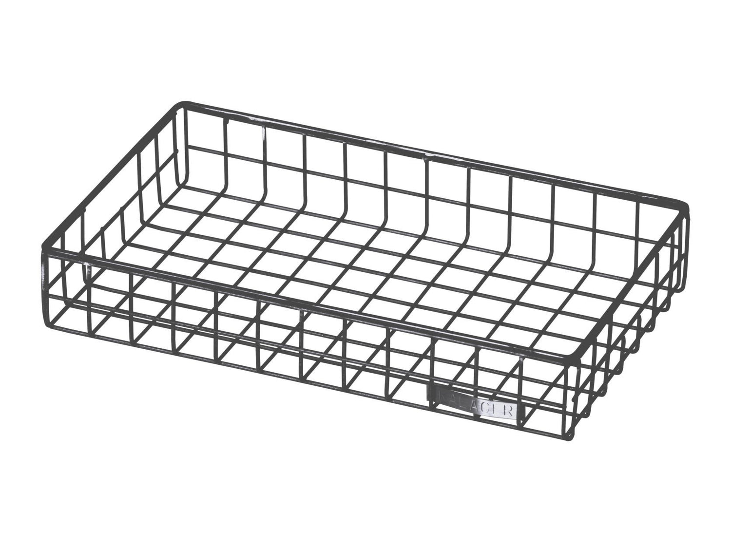 Kalager Design Wire Tray, Small, Alu Zinc