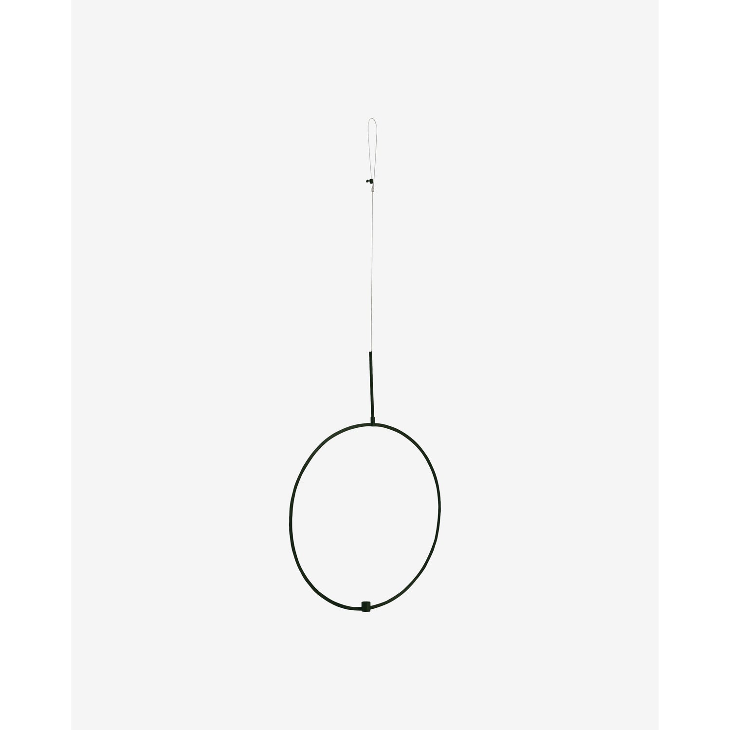 Circle Candlestick for Hanging - Ø52 cm - Svart