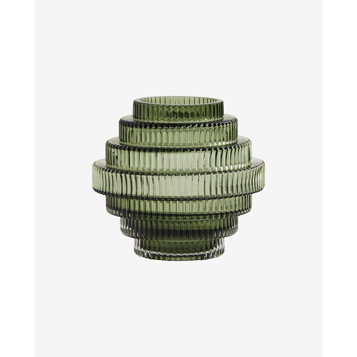 Rill Vase med spor - H16 cm - Vissen Green