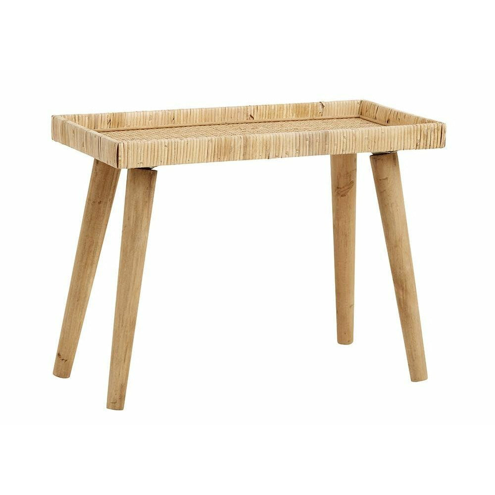Nordal Riva Table in Rattan - 60x29 cm - Nature