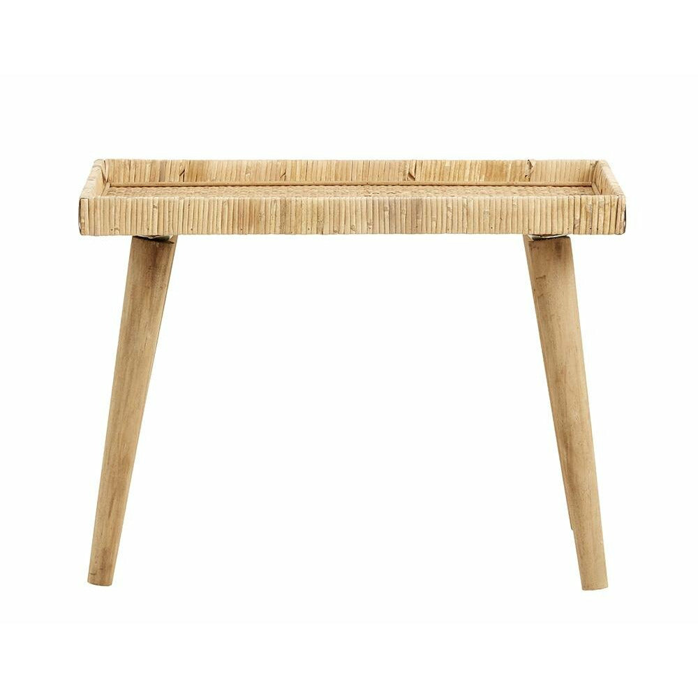 Nordal Riva Table in Rattan - 60x29 cm - Nature