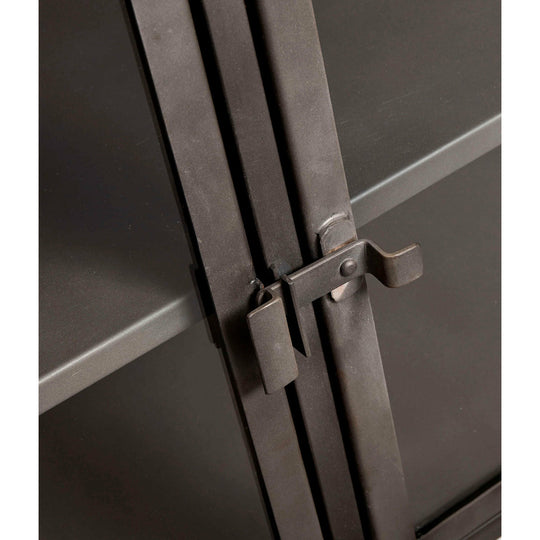 MUUBS - Højskab Boston - Sort (LGB) - Jern - B: 90 H: 200 D: 40 cm - Muubs - DesignGaragen.dk