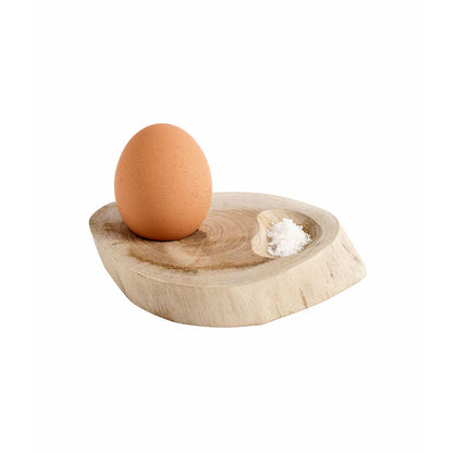 Muubs Æggebæger Organic S/4 - Natur - Teak - W: 9,5 H: 2 L: 11,5 cm - DesignGaragen.dk.