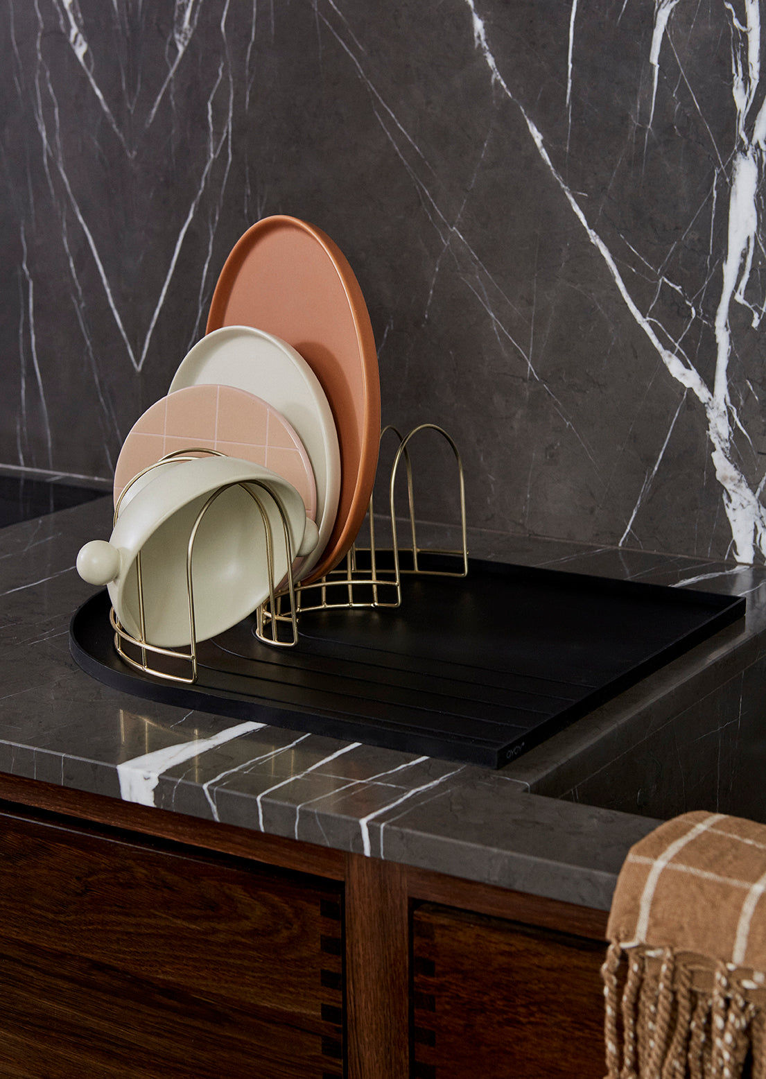 Oyoy Living oppvask Rack - messing