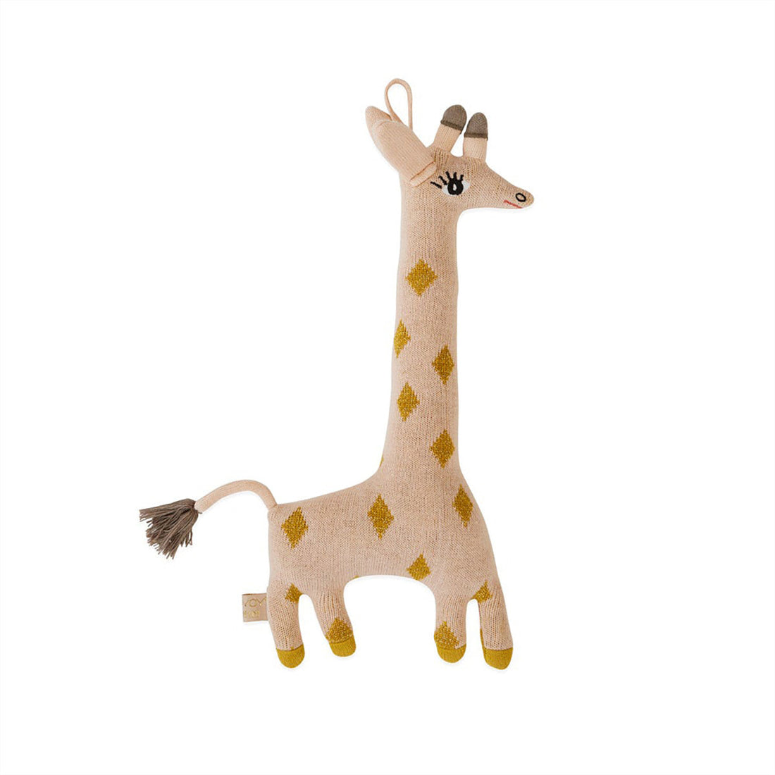 Oyoy Mini Darling - Baby Guggi Giraffe - Rosa / Amber