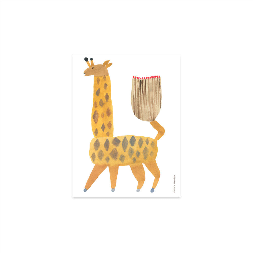 Oyoy Living Noah Giraf -plakat