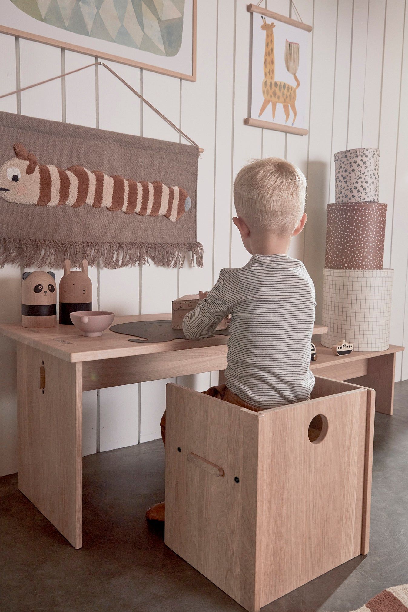 OYOY MINI Arca Stol - OYOY MINI - Naturlig