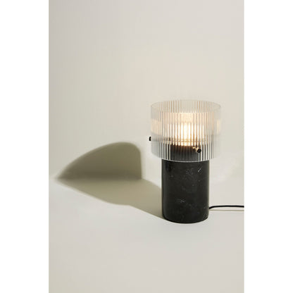Hübsch revolve bordlampe strukturert/svart