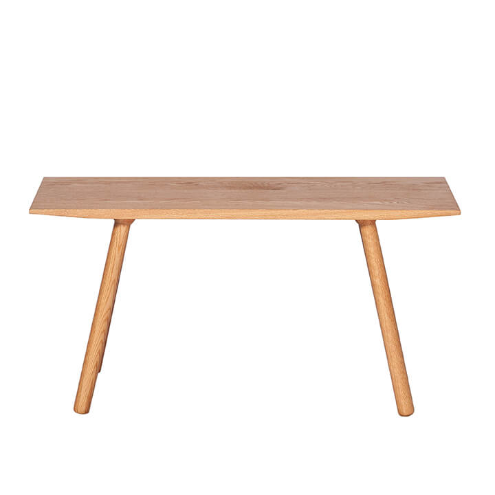 Bænk Noir Natural oil - Natur/olie - Eg (EU) - W: 90 H: 47 D: 28 cm - Muubs - DesignGaragen.dk