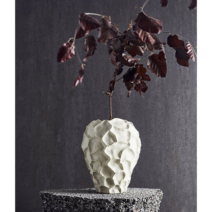 Vase -jord - Vanilla - Keramikk - H: 21.5 Ø: 18 cm