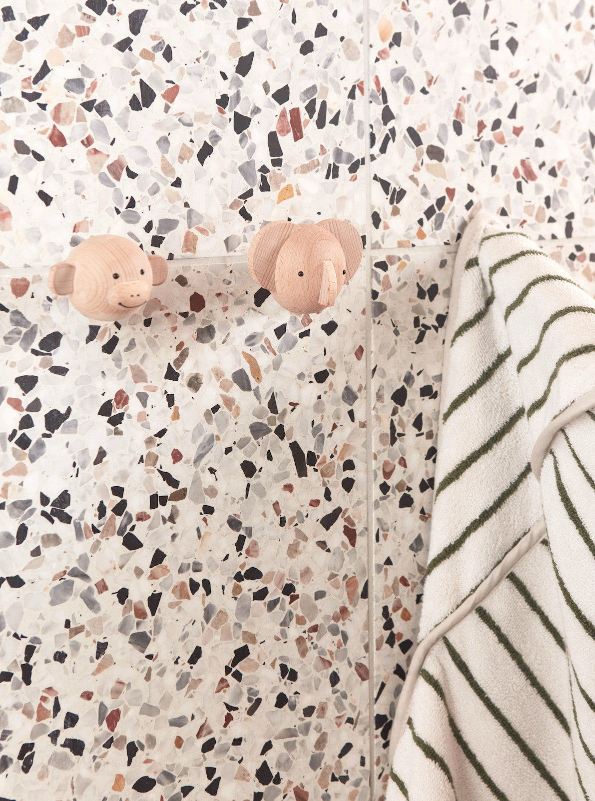 Oyoy mini raita håndkle med hette