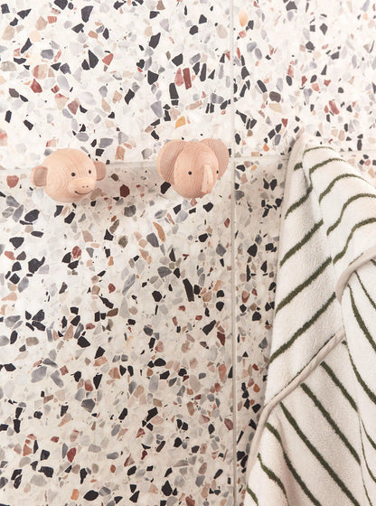 Oyoy mini raita håndkle med hette