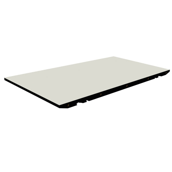 T1 ekstra plate for Andersen T1 spisebord - hvitt laminat K1040 - 50x95 cm