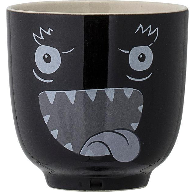 Bloomingville Mini - Monster Cup of Black Stoneware Ø7cm