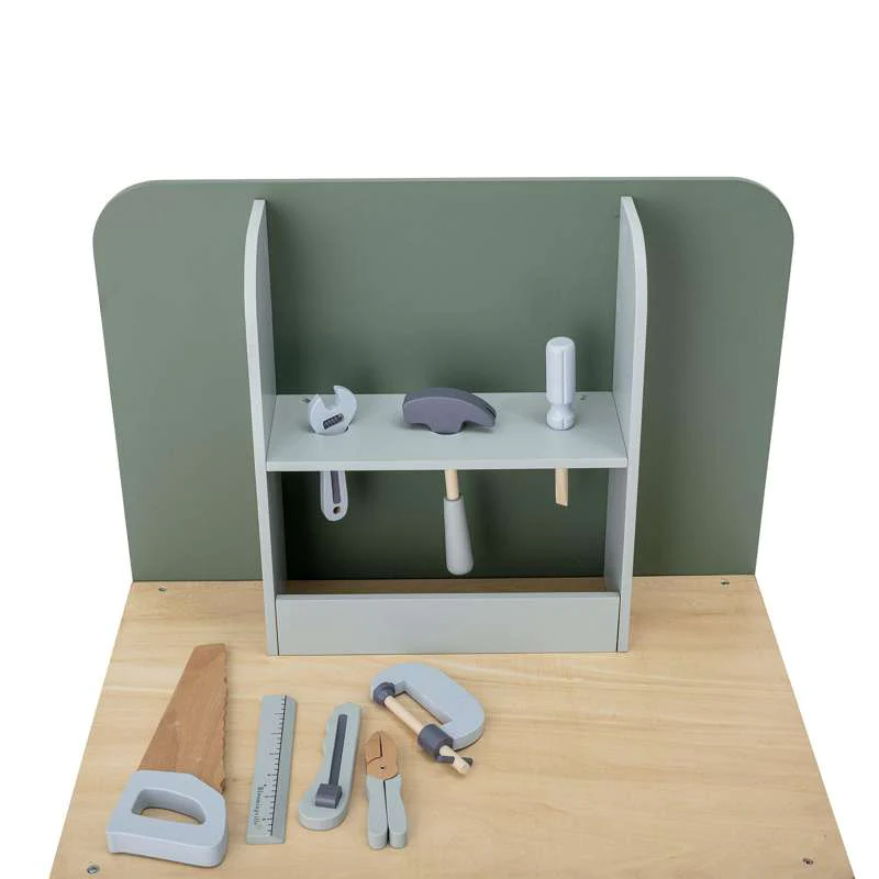 Bloomingville Bubba Tool Bench in Wood (Green) - L60XH90XB41