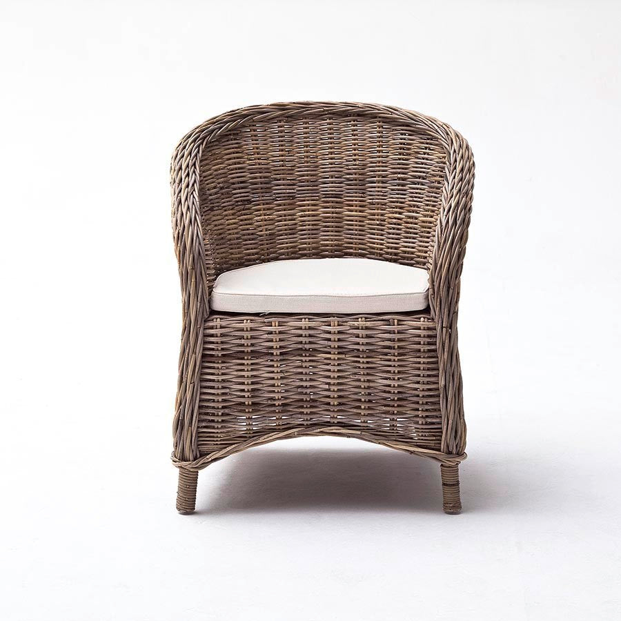 Wickerworks Bonsun Wicker Chair med puter (solgt som par)