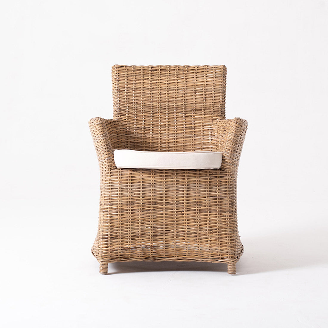 Wickerworks Bishop Wicker Chair med puter (solgt som par)