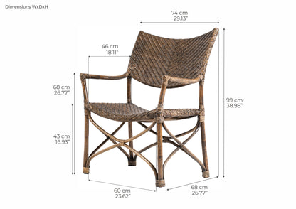 Wickerworks Squire Chair (sett med 2)