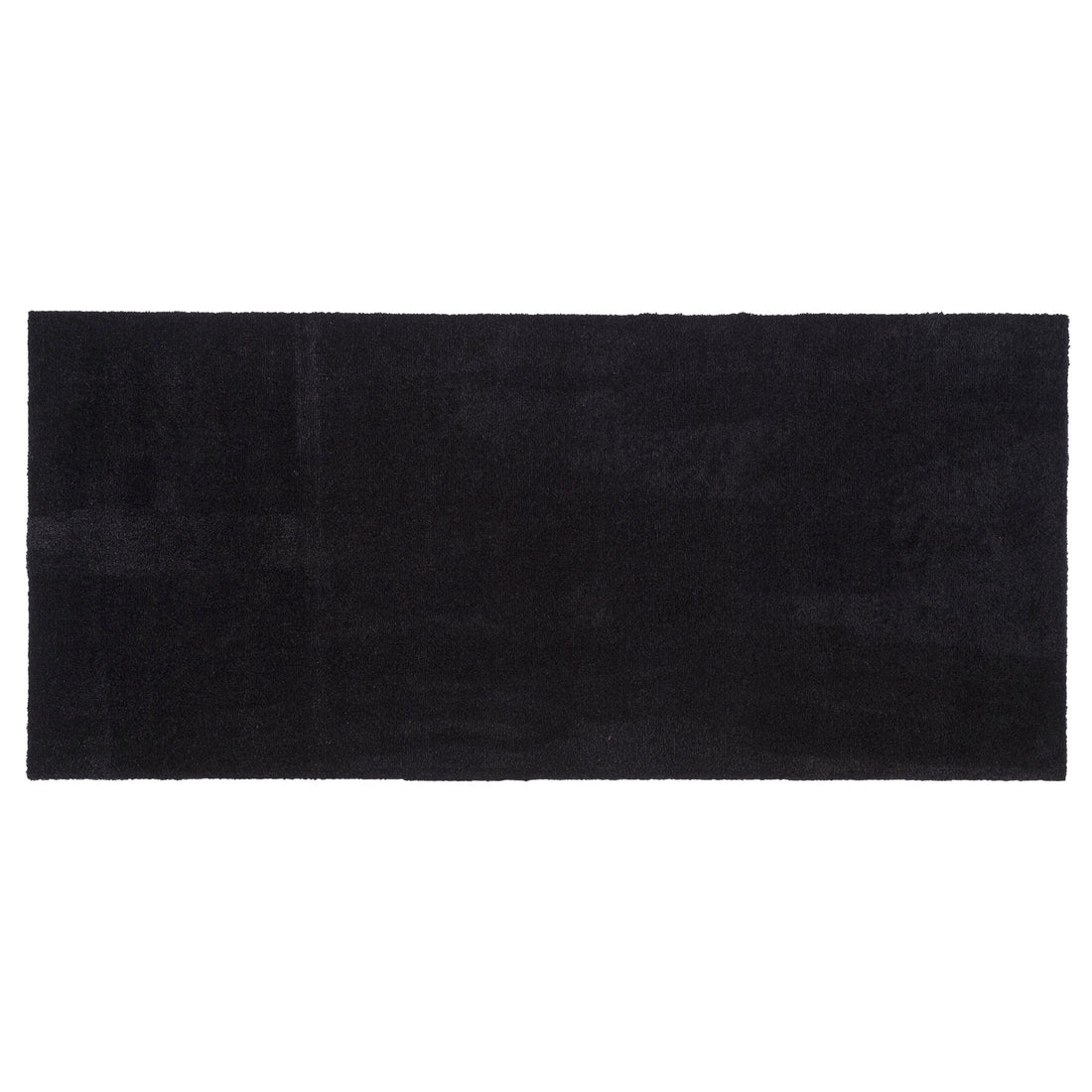 Gulvmatte 67 x 150 cm - uni farge/svart