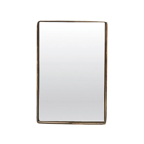 Huslege speil antik messing h.30x20cm