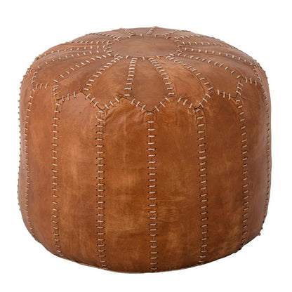 Bloomingville - Coby Puff, Footstool, Seat Pute, Goatskin B60XH35 cm