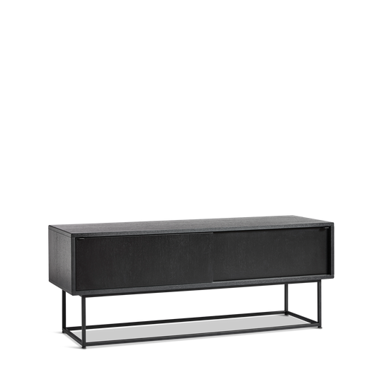 WOUD - Virka sideboard (Low) - Black - WOUD - DesignGaragen.dk