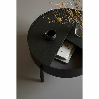 Woud - Arc salongbord (66 cm) - svart