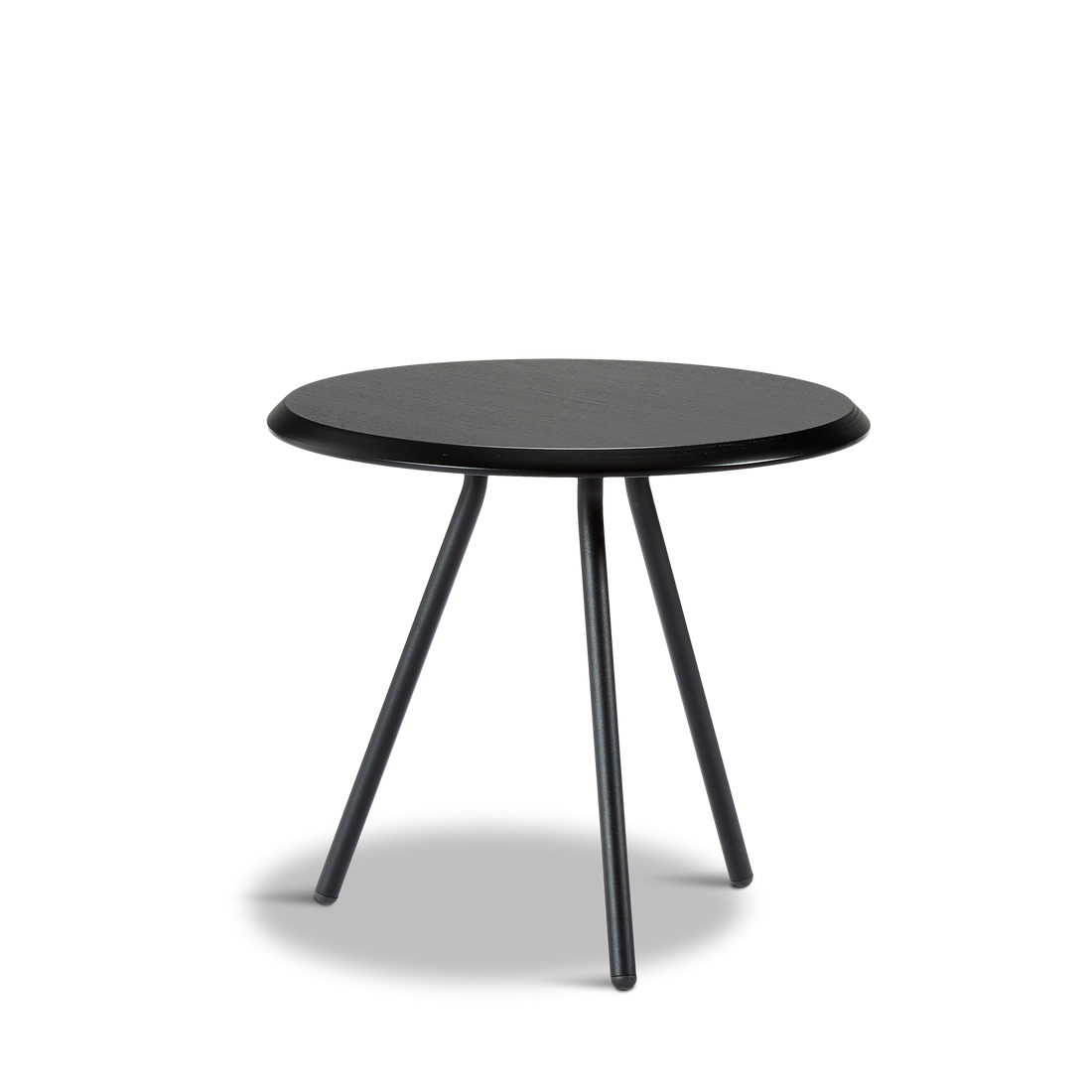 Woud - Soround Side Table - Black Ash (Ø45XH40,50)