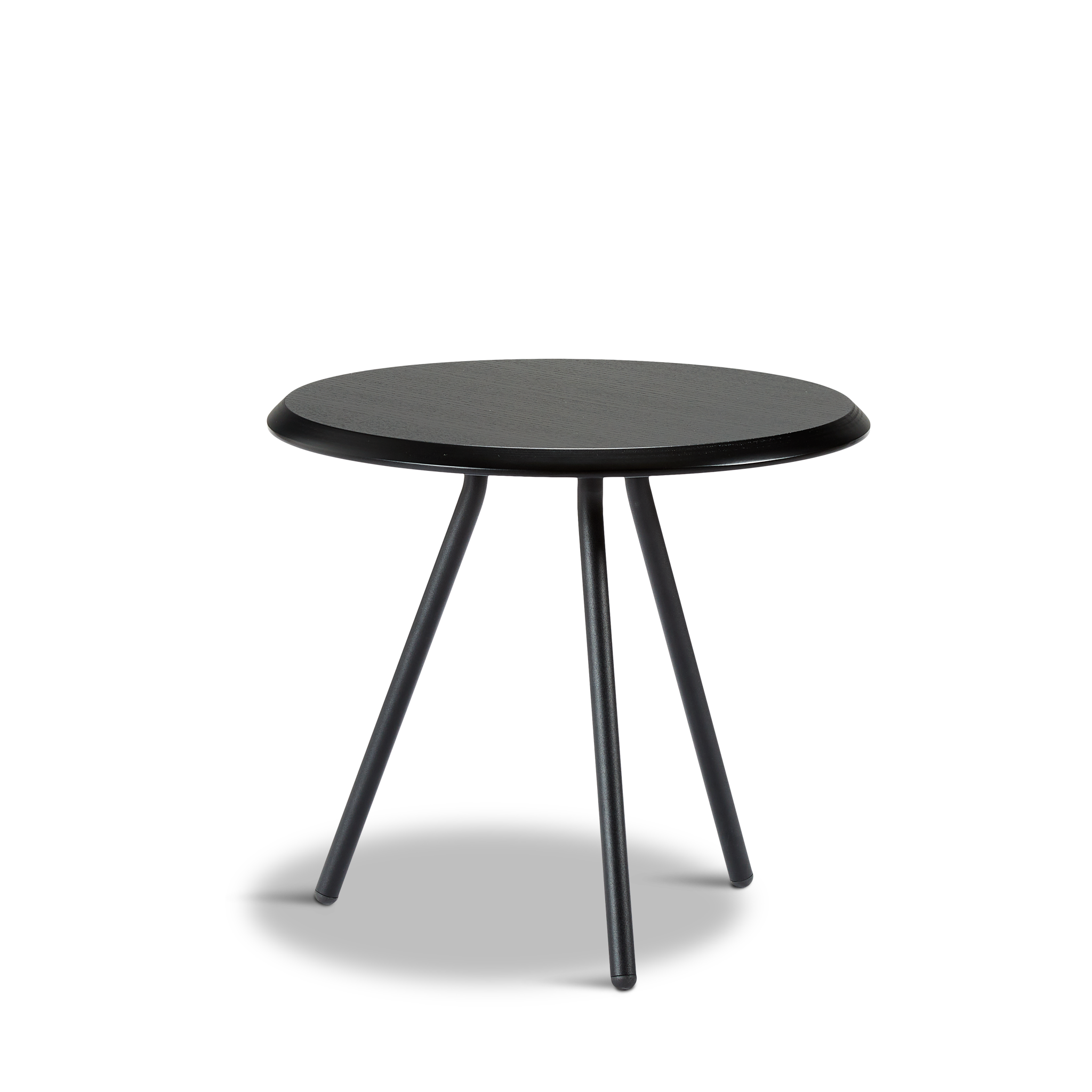 Woud - Soround Side Table - Black Ash (Ø45XH40,50)