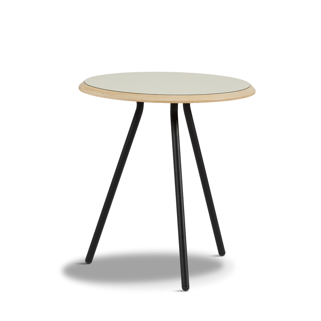 Woud - Soround Side Table - Warm Grey (Ø45XH49)