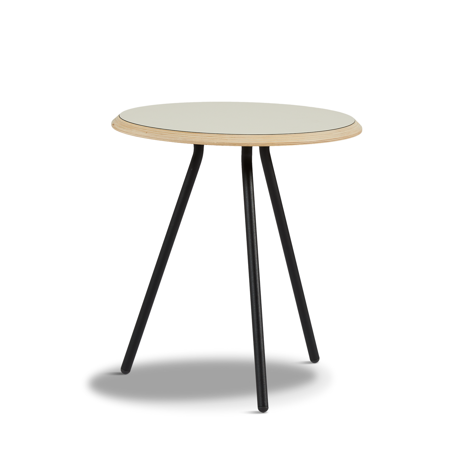 Woud - Soround Side Table - Warm Grey (Ø45XH49)