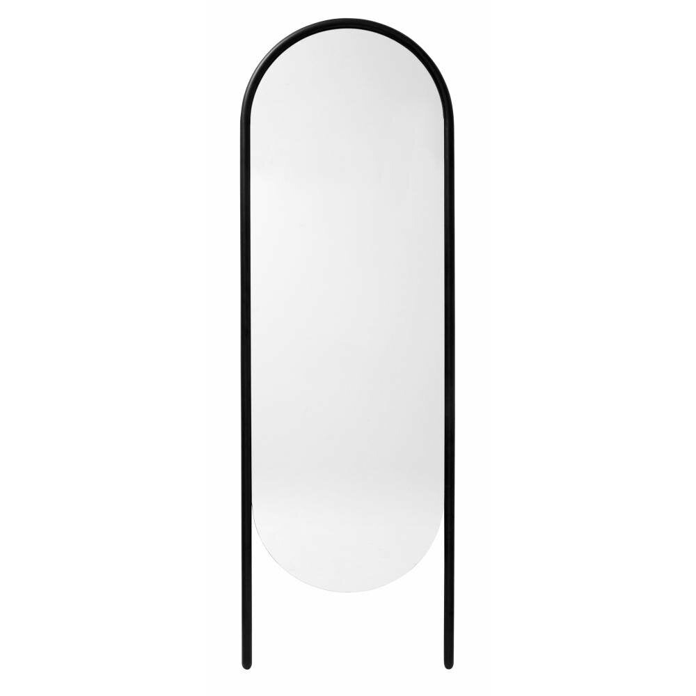 Nordal Wonder Standing Mirror M/Iron Frame - H174 cm - Svart